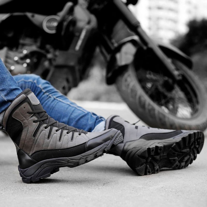 Bacca Bucci Flame 7 Eye Moto Waterproof Snow Boots - Image 4
